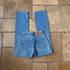 Levi's Blue Straight Leg Women's Jeans